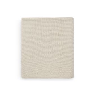 Couverture Berceau 75x100cm Basic Knit Nougat
