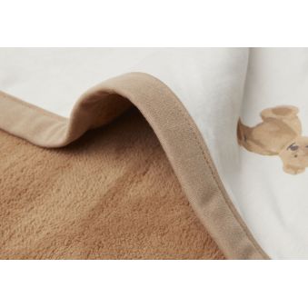 Couverture Berceau Jersey 75x100cm Teddy Bear