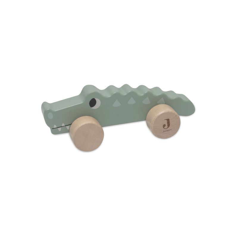 Jouet en bois à roulettes - Jungle Jambo - Crocodile