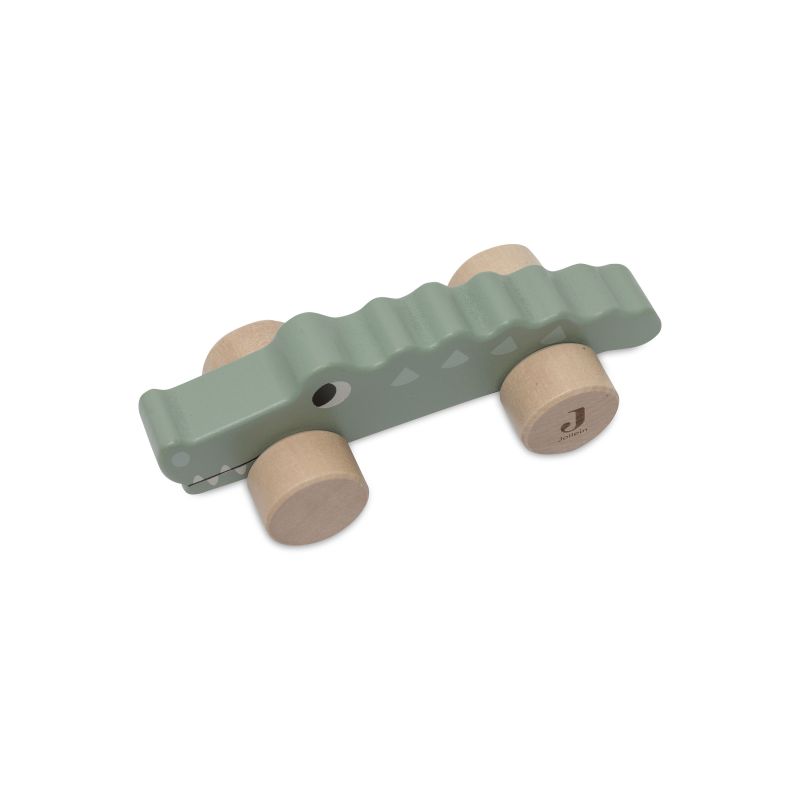 Jouet en bois à roulettes - Jungle Jambo - Crocodile