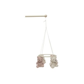 Mobile Bébé Teddy Bear - Wild Rose/Naturel