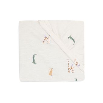 Drap-housse Jersey 60x120cm - Jungle Jambo