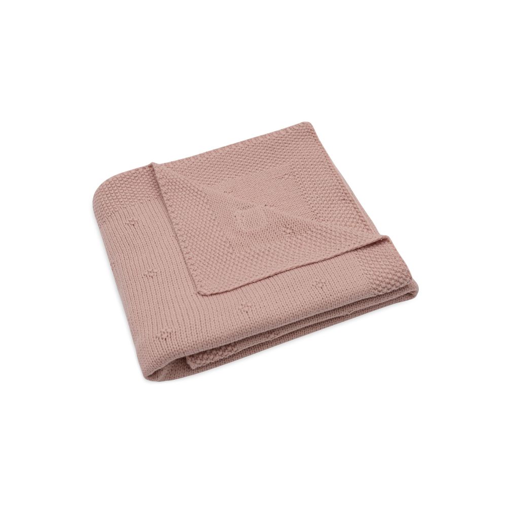 Couverture Berceau 75x100cm Cosy Knit - Wild Rose