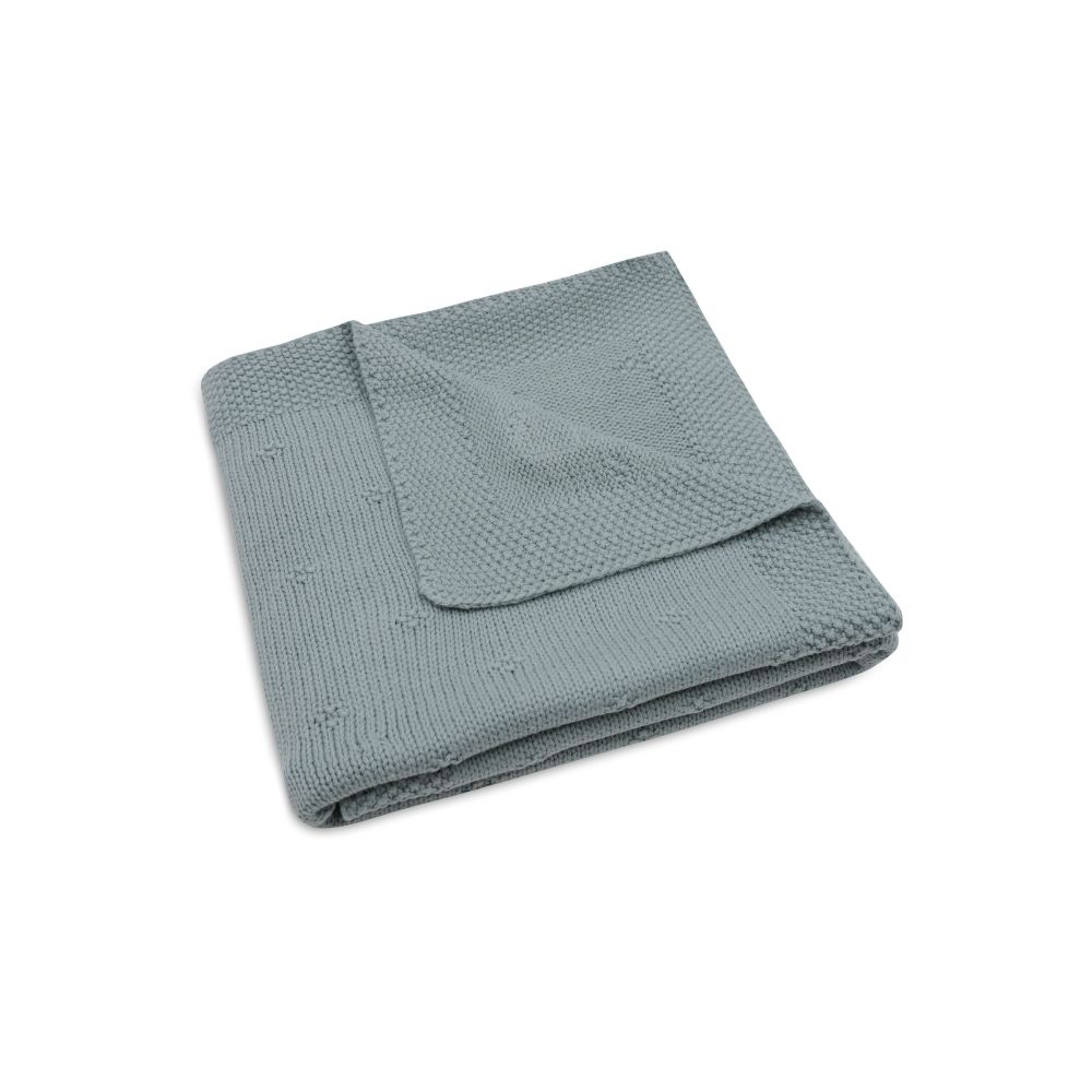 Couverture Berceau 75x100cm Cosy Knit - Sea Green