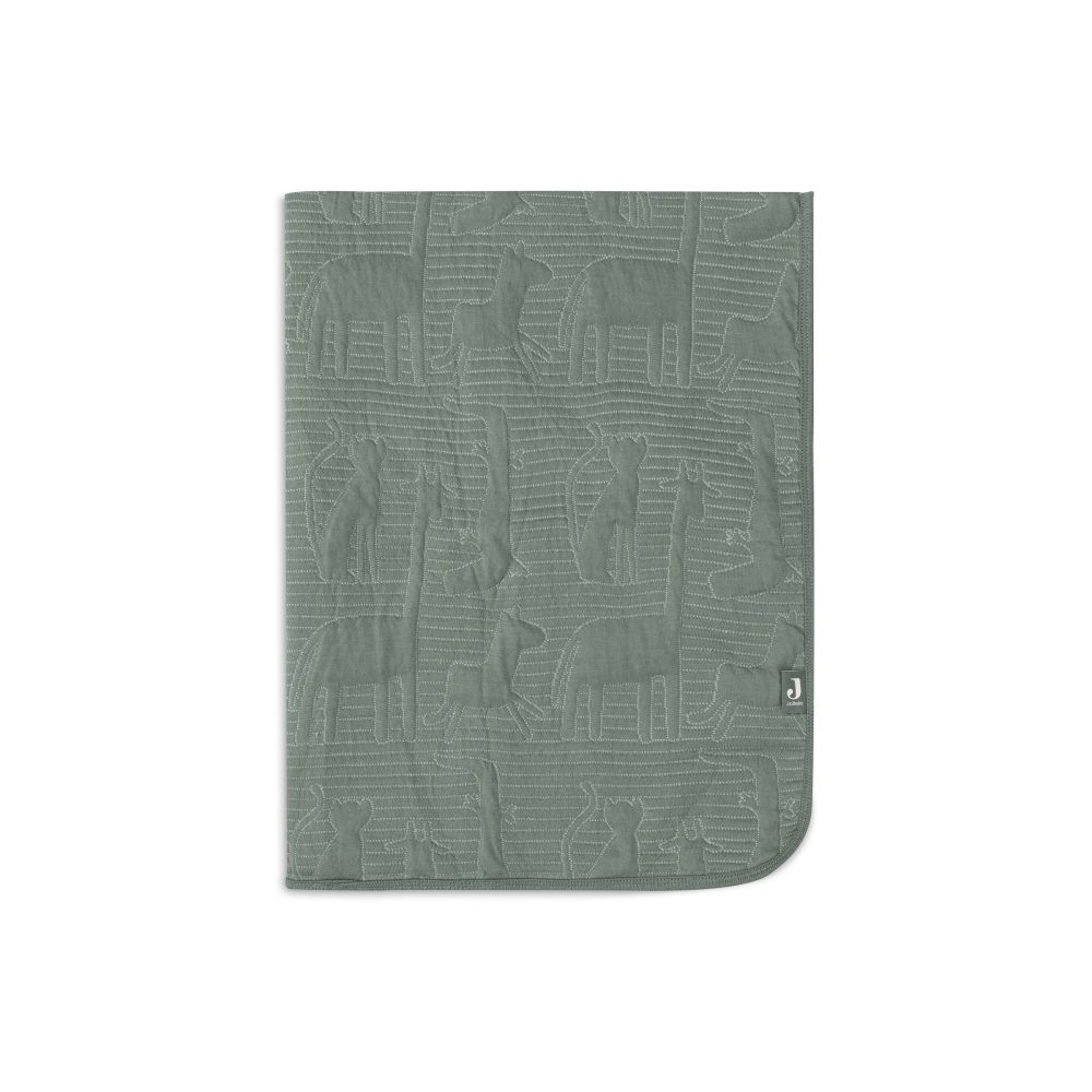 Couverture Berceau 75x100cm Jungle Jambo - Ash Green/Laurel