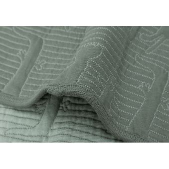 Couverture Berceau 75x100cm Jungle Jambo - Ash Green/Laurel