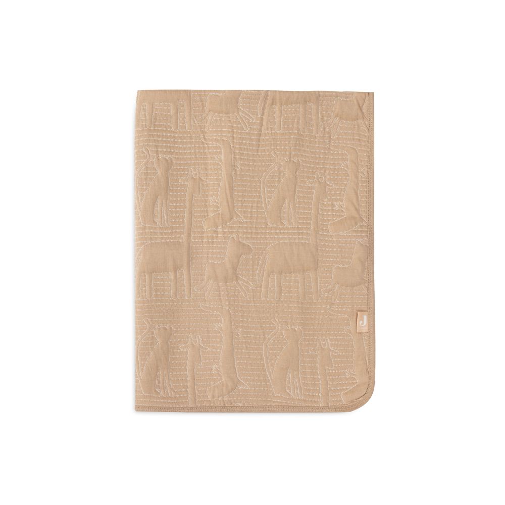 Couverture Berceau 75x100cm Jungle Jambo - Biscuit/Oatmeal