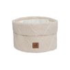 Panier de rangement Check Knit - Oatmeal Panier de rangement Check Knit - Oatmeal