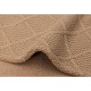 Couverture 100x150cm Check Knit - Biscuit/Teddy Fleece Couverture 100x150cm Check Knit - Biscuit/Teddy Fleece
