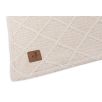 Couverture 100x150cm Check Knit - Oatmeal/Teddy Fleece Couverture 100x150cm Check Knit - Oatmeal/Teddy Fleece