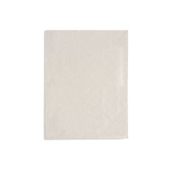 Couverture 100x150cm Check Knit - Oatmeal/Teddy Fleece