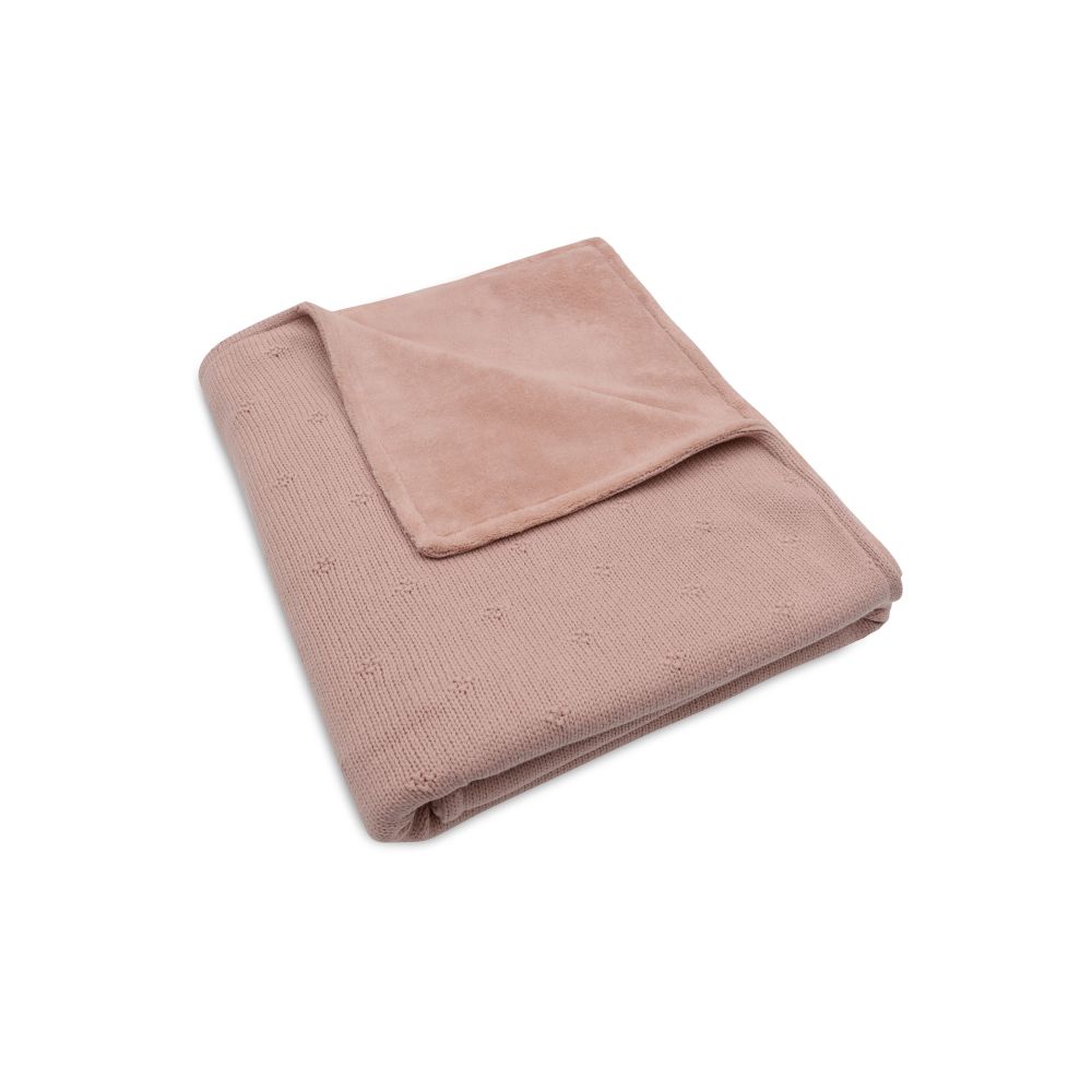 Couverture 100x150cm Cosy Knit - Wild Rose/Velvet