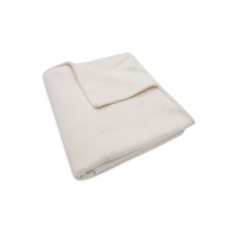 Couverture 100x150cm Cosy Knit - Ivory/Velvet