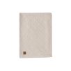 Couverture Berceau 75x100cm Check Knit - Oatmeal/Teddy Fleece Couverture Berceau 75x100cm Check Knit - Oatmeal/Teddy Fleece