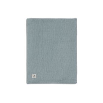 Couverture Berceau 75x100cm Cosy Knit - Sea Green/Velvet