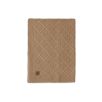 Couverture 100x150cm Check Knit - Biscuit