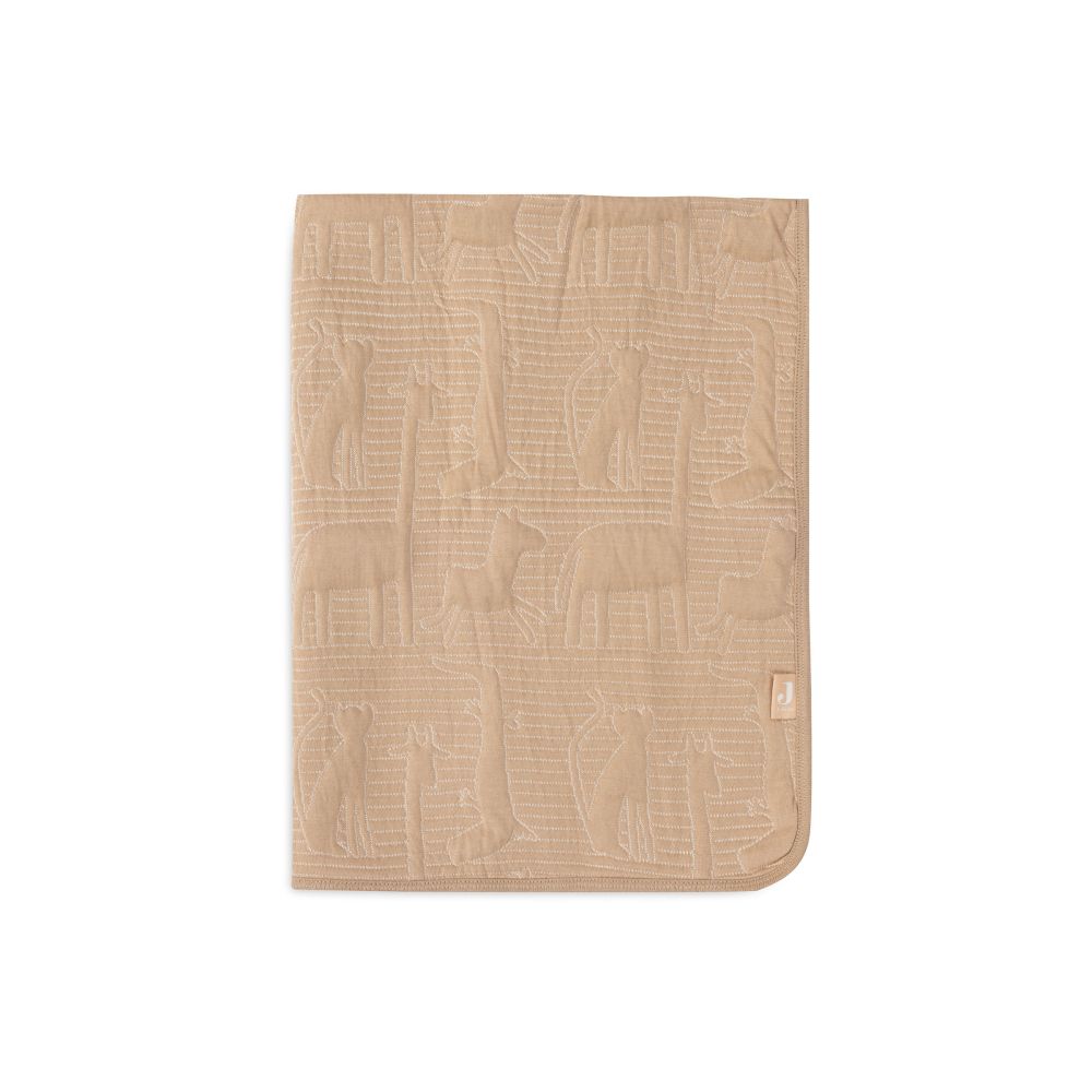 Couverture 100x150cm Jungle Jambo - Biscuit/Oatmeal
