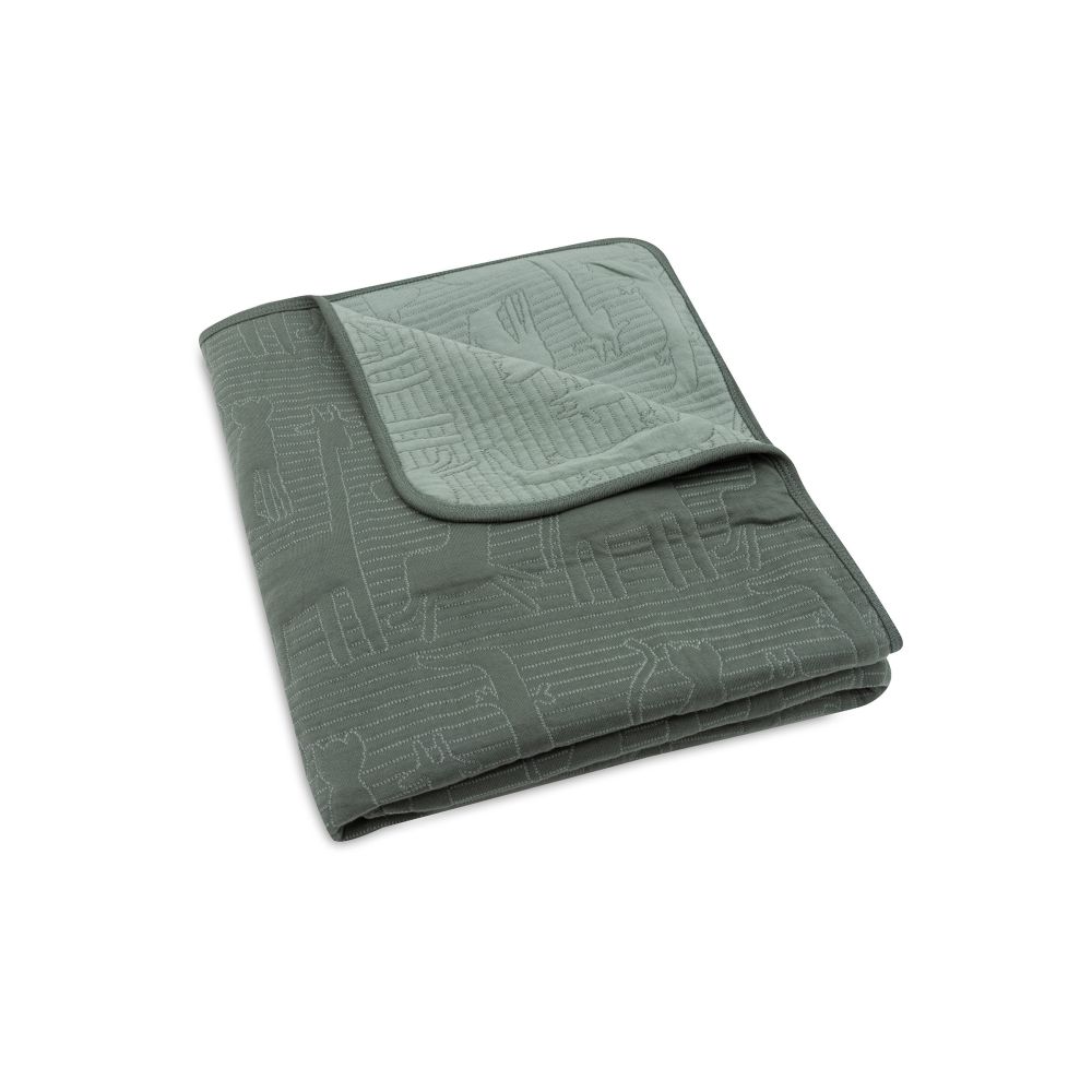 Couverture 100x150cm Jungle Jambo - Ash Green/Laurel