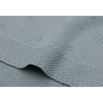 Couverture 100x150cm Cosy Knit - Sea Green