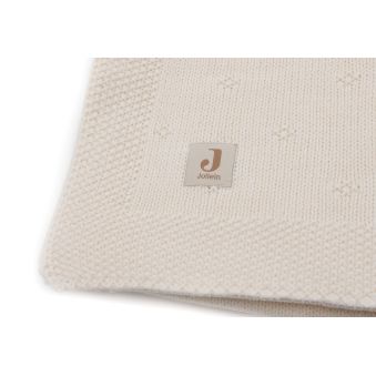 Couverture 100x150cm Cosy Knit - Ivory
