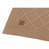 Couverture Berceau 75x100cm Check Knit - Biscuit