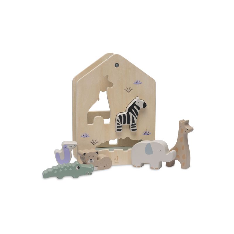 Boîte à formes en Bois - Jungle Jambo