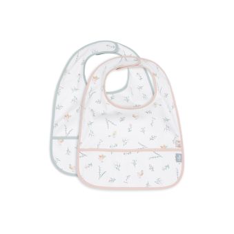 Bavoir imperméable - Lovely Birds (2pack)