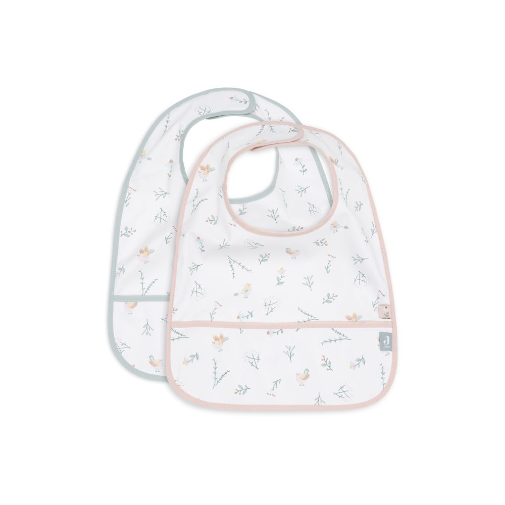 Bavoir imperméable - Lovely Birds (2pack)