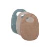 Bavoir Eponge - Sea Green/Nougat/Biscuit - 3 Unités Bavoir Eponge - Sea Green/Nougat/Biscuit - 3 Unités