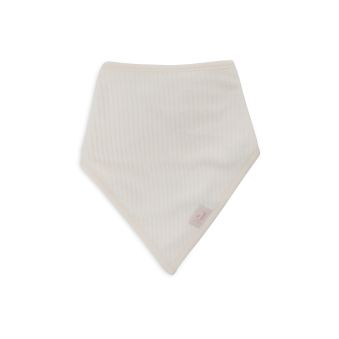 Bavoir Bandana Velvet Rib - Wild Rose/Ivory - 2 Unités