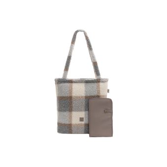 Sac à langer Shopper Check - Boucle