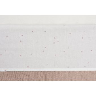 Drap Berceau 75x100cm Twinkling - Wild Rose