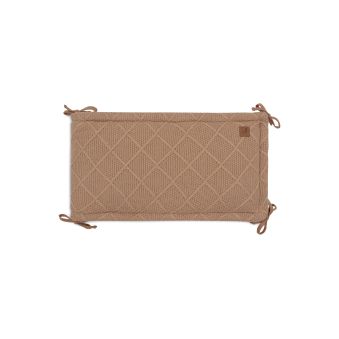 Tour de parc 180x30cm Check Knit - Biscuit
