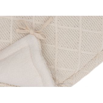 Tour de parc 180x30cm Check Knit - Oatmeal