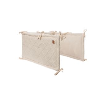 Tour de parc 180x30cm Check Knit - Oatmeal