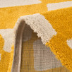 Tapis vintage Groovy Jaune 80 X 140 cm Tapis vintage Groovy Jaune 80 X 140 cm