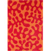 Tapis vintage Groovy Rouge 80 X 140 cm Tapis vintage Groovy Rouge 80 X 140 cm