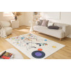 Tapis lavable en machine Stampa motif abstrait beige Tapis lavable en machine Stampa motif abstrait beige