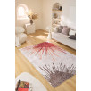 Tapis lavable en machine Stampa motif artistique beige 80 X 150 cm Tapis lavable en machine Stampa motif artistique beige 80 X 150 cm