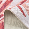 Tapis lavable en machine Stampa motif artistique beige Tapis lavable en machine Stampa motif artistique beige