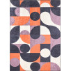 Tapis Stampa motif géométrique rouge 80 X 300 cm Tapis Stampa motif géométrique rouge 80 X 300 cm