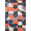 Tapis Stampa motif géométrique rouge 80 X 300 cm Tapis Stampa motif géométrique rouge 80 X 300 cm