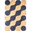 Tapis lavable en machine - Stampa - Motif symétrique doré Tapis lavable en machine - Stampa - Motif symétrique doré