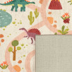 Tapis enfant Happy - Motif dinosaure 120 X 160 cm Tapis enfant Happy - Motif dinosaure 120 X 160 cm