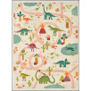 Tapis enfant Happy - Motif dinosaure 120 X 160 cm Tapis enfant Happy - Motif dinosaure 120 X 160 cm