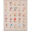 Tapis enfant Happy - Motif alphabet 120 X 160 cm