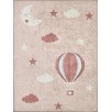Tapis enfant montgolfière rose Tapis enfant montgolfière rose