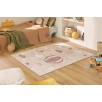 Tapis enfant montgolfière rose Tapis enfant montgolfière rose
