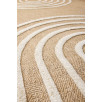 Tapis aspect jute - Palma - Motif géométrique 80 X 150 cm Tapis aspect jute - Palma - Motif géométrique 80 X 150 cm
