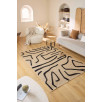Tapis aspect jute - Palma - Motif géométrique 80 X 150 cm Tapis aspect jute - Palma - Motif géométrique 80 X 150 cm